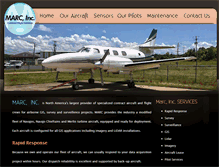 Tablet Screenshot of marcflightservices.com